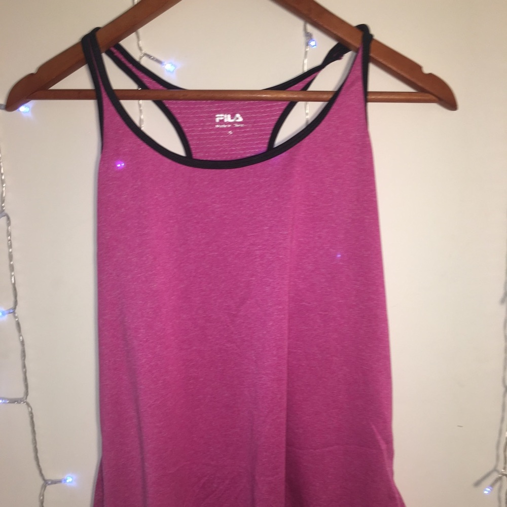 FLS Magenta Work Out Racer Back Tank